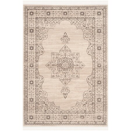 Safavieh Serenity Small Rectangle Area Rug, Creme and Gold - 4 x 6 ft. SER210A-4